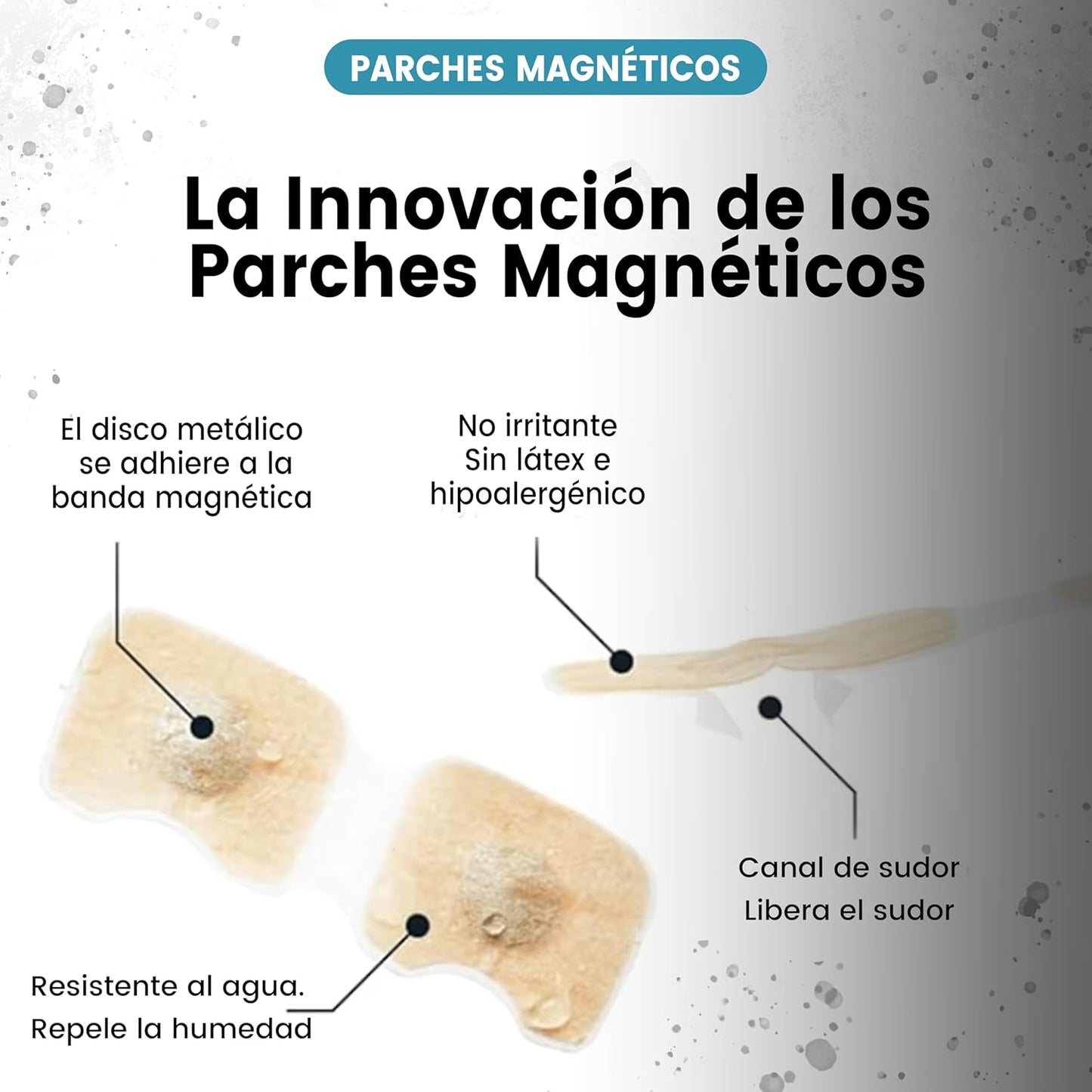 ยฎ Tiras Nasales Magnรฉticas + Estuche De Almacenamiento Para Kit De Respiraciรณn Antironquidos | Mejora El Sueรฑo Y La Respiraciรณn | Incluye 20 Parches, 2 Bandas Nasales Y 1 Aplicador Magnรฉtico