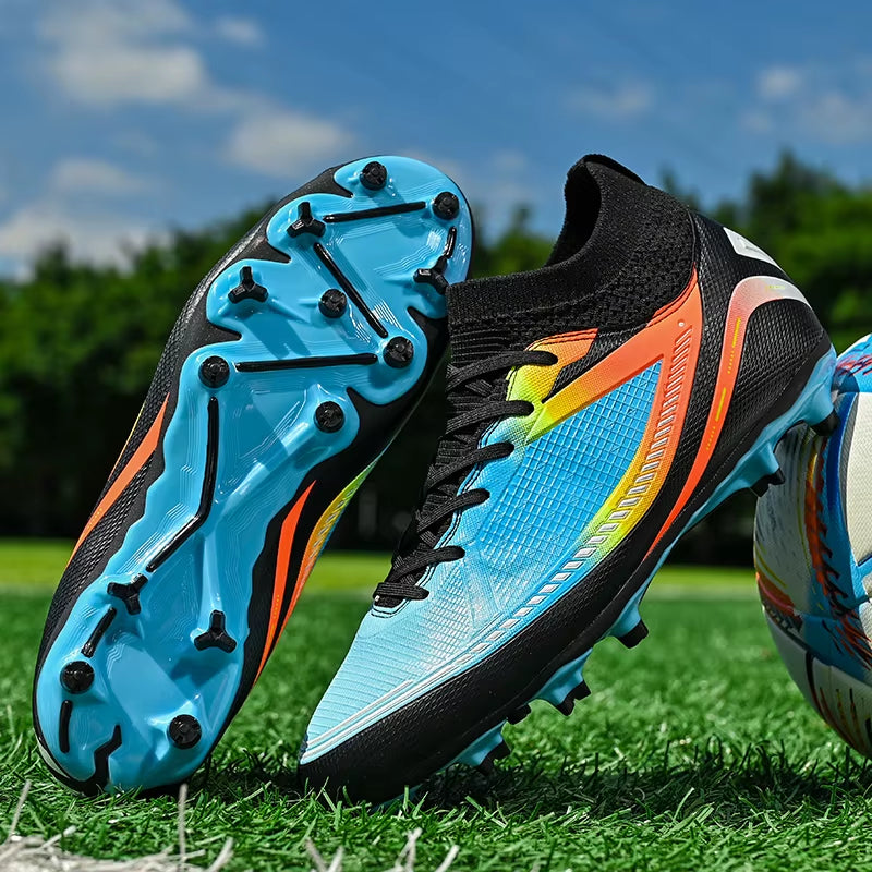 New Adult Men'S Soccer Shoes TF/FG Professional Anti-Slip Women'S Football Boot Children'S Outdoor High Quality Soccer Sneakers