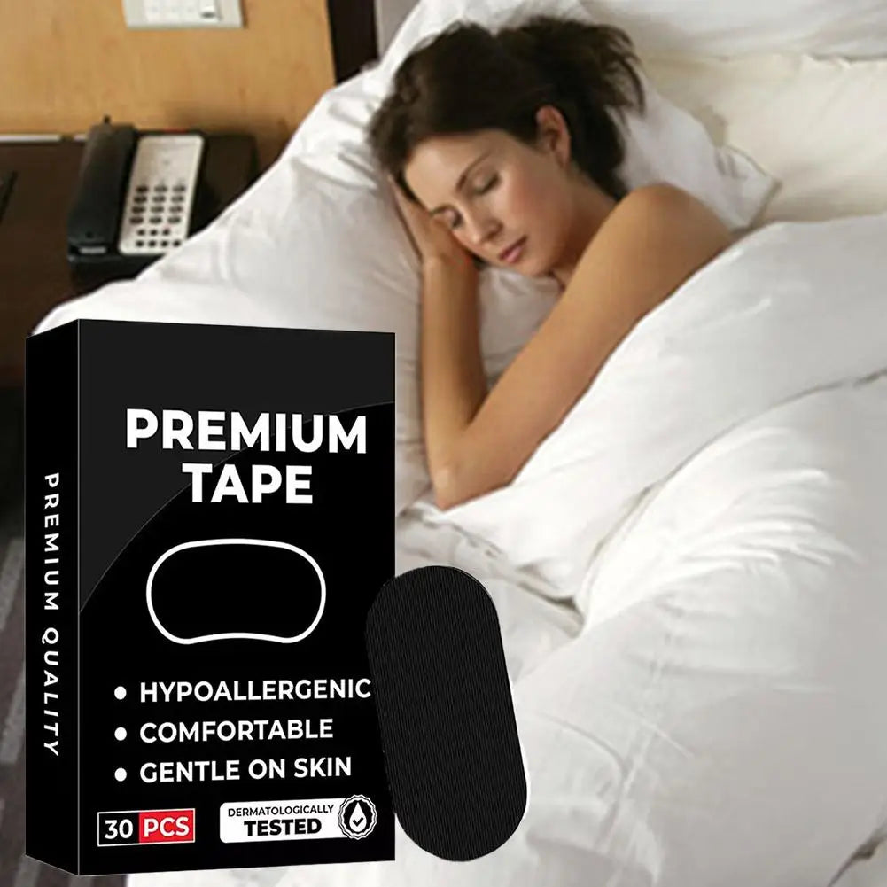 30Pcs Mouth Tape Sleep Strip Anti-Snoring Mouth Breathing Tape to Improve Sleep Mouth Stickers for Snoring Lip Patches