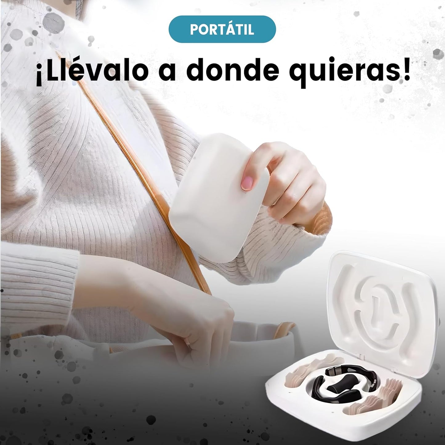 ยฎ Tiras Nasales Magnรฉticas + Estuche De Almacenamiento Para Kit De Respiraciรณn Antironquidos | Mejora El Sueรฑo Y La Respiraciรณn | Incluye 20 Parches, 2 Bandas Nasales Y 1 Aplicador Magnรฉtico